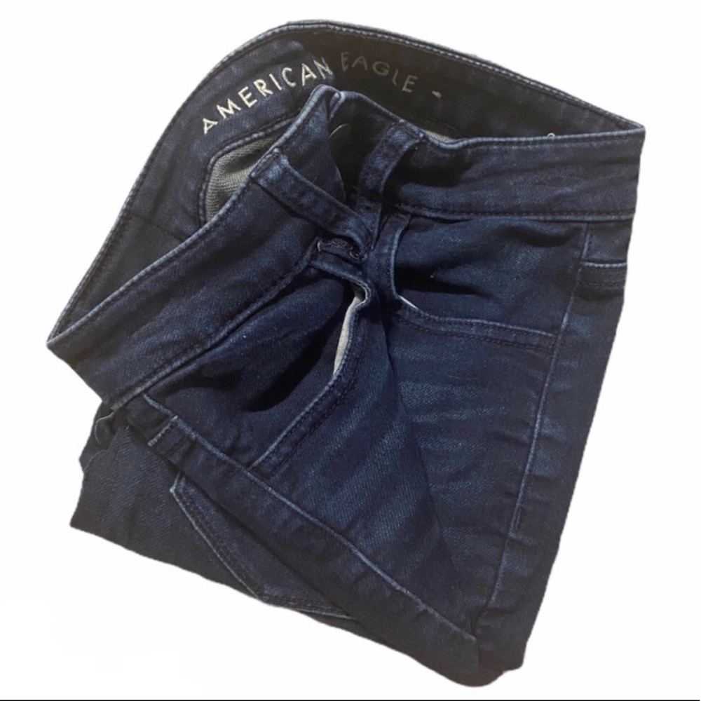 American Eagle Dark Stretch Hi Rise Jeggings